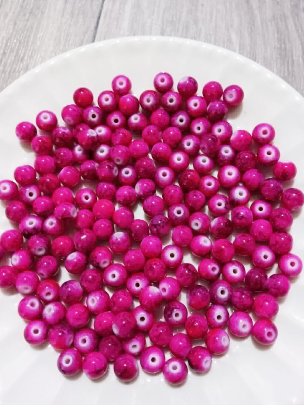 Bulk Lot of 8mm Glass Beads